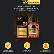 GO CO Q10 160MG- Viên uống bổ tim nhập khẩu chính hãng GO Healthy New