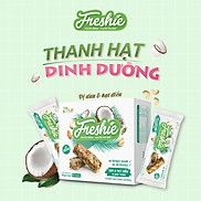 Thanh hạt Freshie Dừa & Hạt điều gạo lứt ngũ cốc thuần chay cung cấp năng