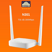 Bộ phát wifi không dây 2 râu kích sóng repeater Wireless Router N301 chuẩn