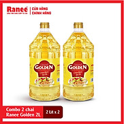 Combo 2 chai dầu ăn Ranee Golden 2 lít 2 lít chai x 2 chai