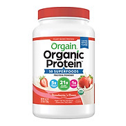 Vegan Eat clean Gym Bột đạm thuần chay hữu cơ Orgain Organic Plant-based