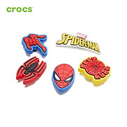 Sticker nhựa jibbitz unisex Crocs Spider Man 5 Pcs - 10010007
