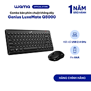 Combo bàn phím chuột không dây Genius LuxeMate Q8000 cho văn phòng