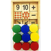 Đồ chơi gỗ - phát triển tư duy logic, số học bộ học toán