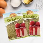 Gelatin hữu cơ dạng lá EWALD 20gr Organic Gelatine leaf