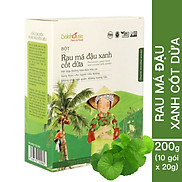 Bột Rau Má Đậu Xanh Cốt Dừa Dalahouse - 200g 10 gói 20g