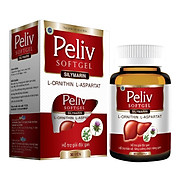 Hỗ trợ giải độc, tăng cường chức năng gan Peliv Softgel - Hộp 30 viên
