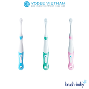 Bàn chải đánh răng cho bé Brush-Baby giai đoạn 1 0-18 tháng