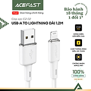 Cáp Acefast USB-A to Light.ning MFI 1.2m - C2-02 Hàng chính hãng Acefast
