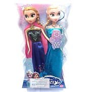 Búp bê Elsa & Anna hộp ép kính 29cm