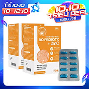 Combo 2 Hộp Thực phẩm bảo vệ sức khỏe viên tiêu hóaBio Probiotic + ZinC