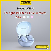 Tai nghe Bluetooth PISEN 60 True Wirelessmàu trắng - Hàng chính hãng