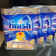 Combo 3 hộp viên rửa bát finish quantum max 36 viên - dùng cho máy rửa bát