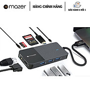 Cổng Chuyển Đổi Mazer Multimedia Pro Hub 10-in-1 USB-C - Hàng Chính Hãng