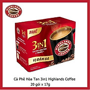 Cà phê hòa tan 3in1 Highland Coffee 20 gói - 17g