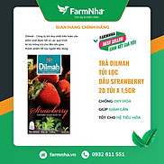 Trà túi lọc Dilmah Dâu Strawberry - Hàng chính hãng - Tốt cho hệ tiêu hóa