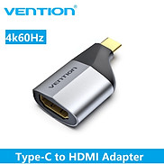 Đầu chuyển USB Type C to HDMI Vention hỗ trợ 2k, 4k60Hz - Hàng chính hãng