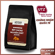 Bột cacao nguyên chất 100% Việt Nam - Dòng Balanced phổ thông túi 250g
