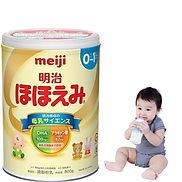 Sữa cho trẻ sơ sinh 0-1 tuổi Meiji Nhật giàu dưỡng chất kèm DHA giúp phát