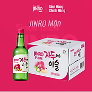CHÍNH HÃNG Soju Hàn Quốc JINRO VỊ MẬN 360ml - Thùng 20 chai