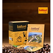 Cà phê Phin Giấy Goldland Hộp 70g 7 gói x 10g Cà phê Song Nguyên