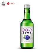 Rượu Soju Chum Churum Lotte Hàn Quốc vị Việt Quất 12% chai 360ml