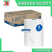 Khăn giấy lau tay công nghệ Airflex dạng cuộn lớn SCOTT HRT 305M Mã 86222