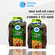 Combo 2 túi Nho Đỏ Chile Trading Perfect PartnerNho khô hoàn toàn tự nhiên