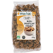 Ngũ cốc muesli giòn sô cô la hữu cơ Markal 375g