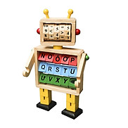 Đồ chơi gỗ Winwintoys - Robot học toán và chữ cái 61052