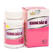 Viên uống Khang bảo bì Kingphar, hộp 40v, dùng cho các trường hợp viêm da