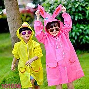 Áo mưa trẻ em , áo mưa hình thú vui nhộn cho bé szie 120 cm cho bé từ 3