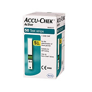 Hộp 50 que thử đường huyết tiểu đường Accu-Chek Active