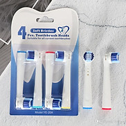Bộ 4 Đầu Bàn Chải đánh răng điện cho mọi loại máy Braun Oral B Cho răng