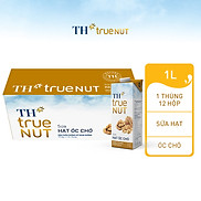 Thùng 12 hộp sữa hạt óc chó TH True Nut 1L 1L x 12