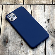 Ốp lưng dẻo mỏng màu xanh dương dành cho iPhone 11 Pro Max