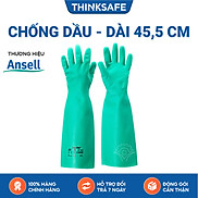 Găng chống hóa chất Ansell 37-185 găng tay cao su nitrile - chống hóa chất
