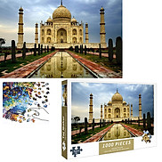 Bộ Tranh Ghép Xếp Hình 1000 Pcs Jigsaw Puzzle Tranh Ghép 75 50cm Taj Mahal