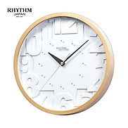 Đồng hồ treo tường Rhythm Japan CMG102NR07 Kt 29.6 x 4.7cm, 720g Vỏ gỗ