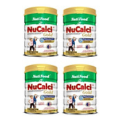 Bộ 4 Lon Sữa Nucalci Gold bổ sung canxi cho người từ 51 tuổi trở lên - 800g