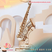 Mô hình lắp ghép gỗ Rolife - Kèn Saxophone - Robotime TG309 Saxophone