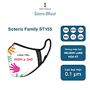 Khẩu trang tiêu chuẩn Quốc Tế Soteria Family ST155 bộ lọc đạt chuẩn Mỹ N95