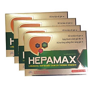 Combo 4 hộp Thực phẩm chức năng Hepamax chứa Fucoidan Giúp phòng chống Xơ