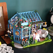Mô hình nhà búp bê lắp ghép DIY Garden Tea House