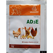1 gói vitamin tổng hợp AD3E 5g cho chim,vẹt, yến phụng, gia cầm, chó,mèo