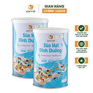 Combo 2 hộp sữa hạt dinh dưỡng Quê Việt - Lon 500G