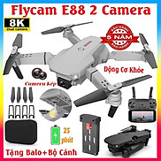 Máy bay điều khiển từ xa, Flycam điều khiển giá rẻ E88 Pro 2 Camera quay