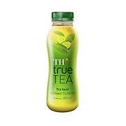 Chai trà xanh vị chanh tự nhiên TH true TEA 350ml