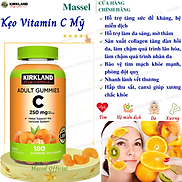 Kẹo Dẻo Vitamin C 250mg Kirkland Adult Gummies 180 Viên Của Mỹ