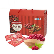 Nước hồng sâm Phúc bồn tử Hansusam hộp 70ml 20 gói - Thực phẩm Hàn Quốc